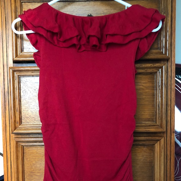 ♥️Red Ruffled Tank Top♥️ - Picture 3 of 7